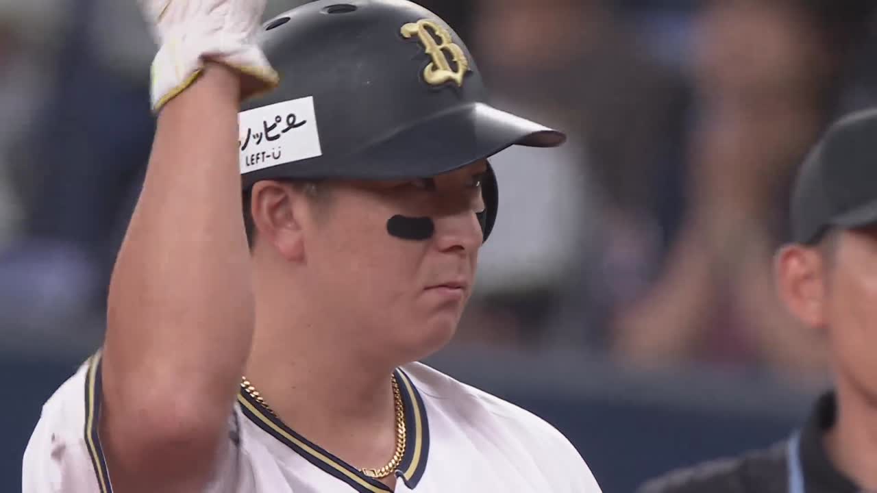 9回裏・B杉本裕太郎 ついに同点に追いつくタイムリーヒット!!