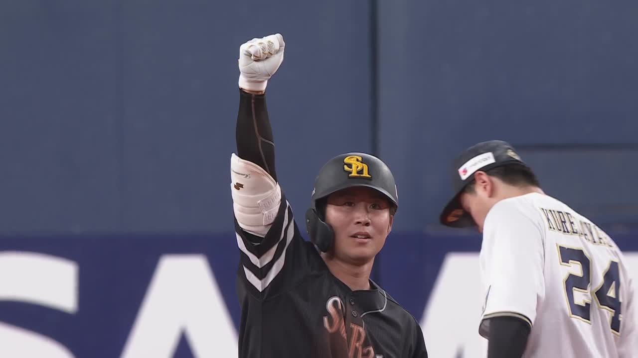 5回表・H川村友斗 2打席連続タイムリーの大活躍!! ライトへのヒットで追加点!!