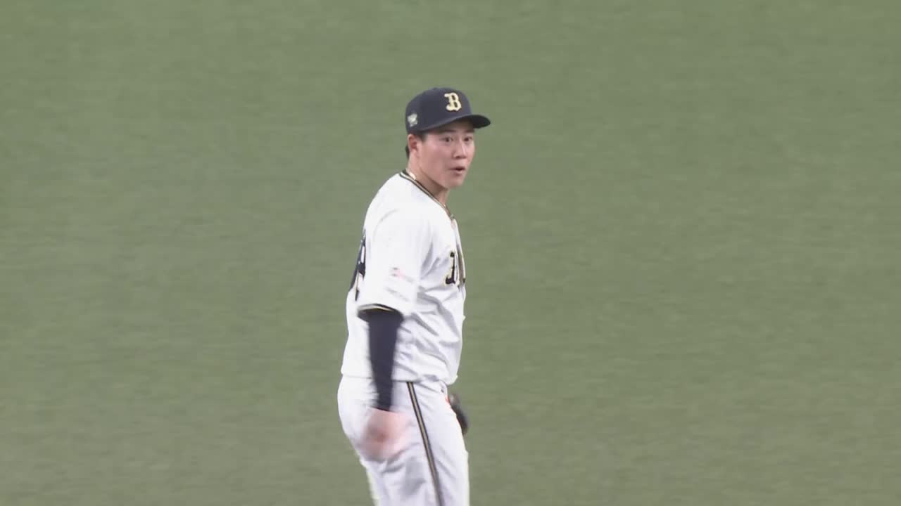 9回表・B来田涼斗 守備で魅せる!! ピンチの芽を摘むランニングキャッチ!!