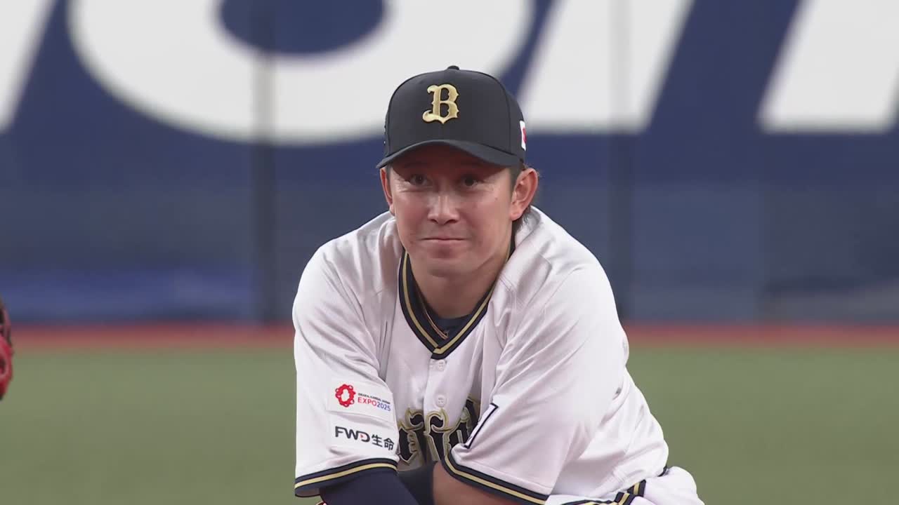 1回表・B西野真弘 俺の友達に捧げる!! センターへ抜けそうな打球をダイビングキャッチ!!