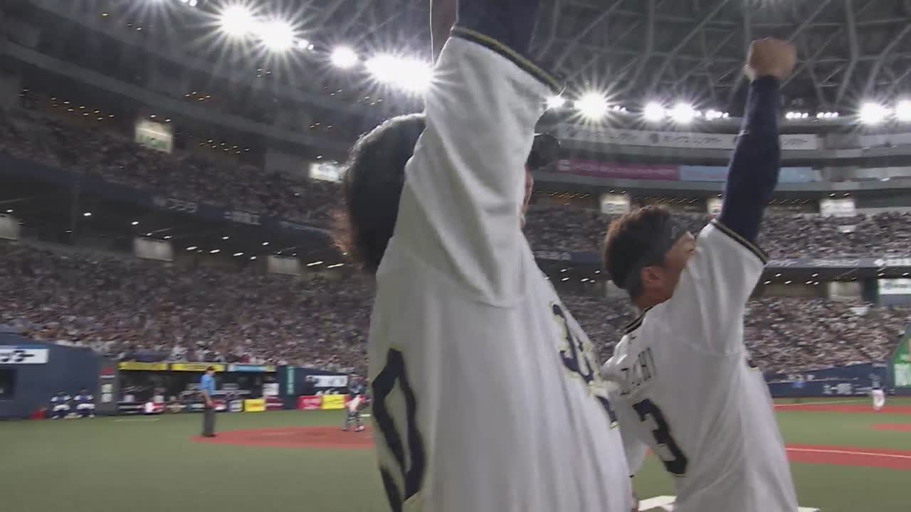 7回裏・B杉本裕太郎 HR王のDNA!! 反撃の2ランホームラン!!