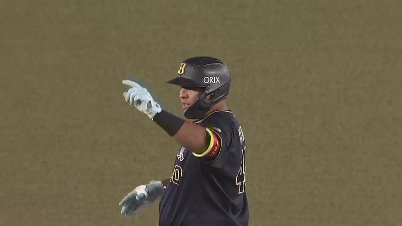 3回表・Bセデーニョ レフトへのタイムリー2ベースヒットを放つ!!