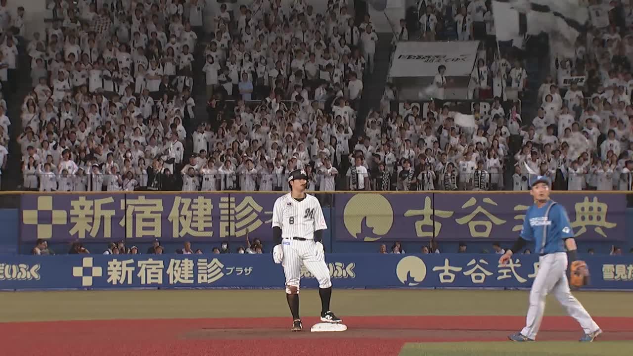 2回裏・M中村奨吾 完璧なスタートで今シーズン2つ目の盗塁!!