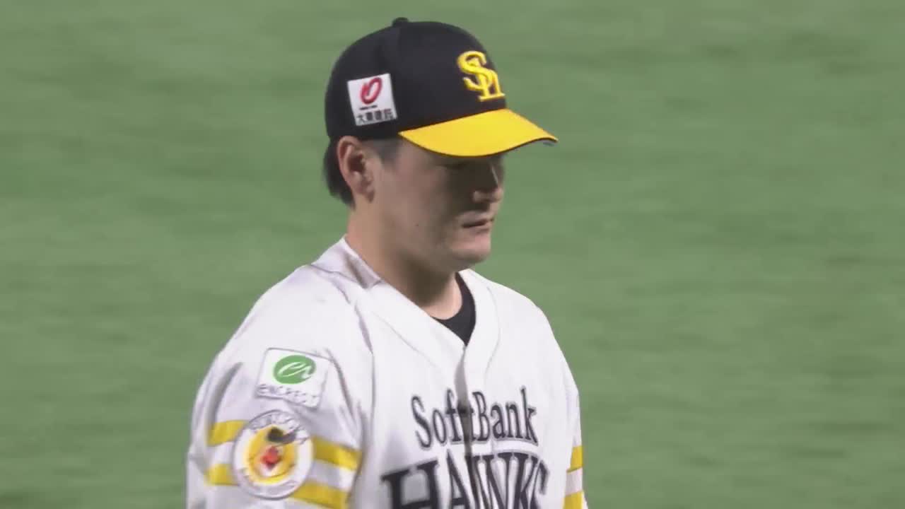 5回表・H有原航平 前の回から4者連続三振を奪う圧巻のピッチング!!