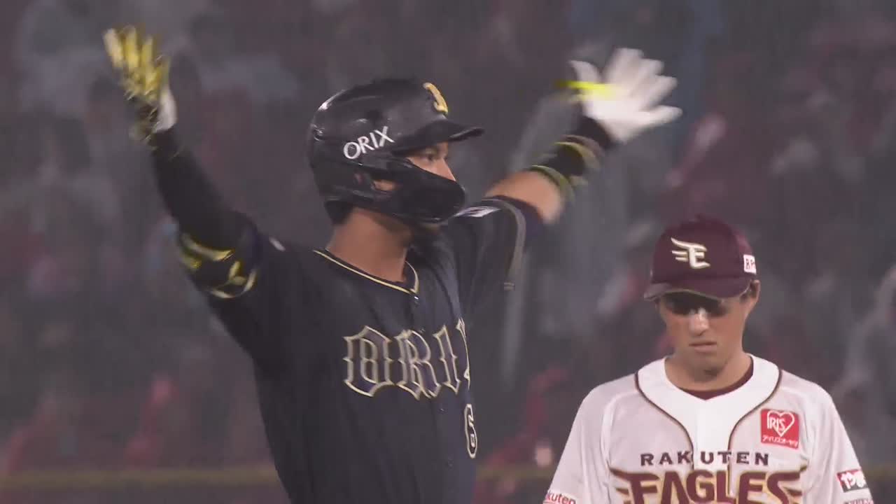 3回表・B宗佑磨 左中間を破るエンタイトル2ベースヒットで追加点!!