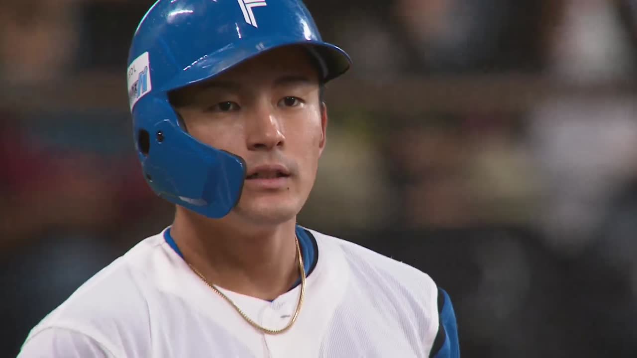 7回裏・F水野達稀 タイムリー3ベースヒットで勝ち越し!!