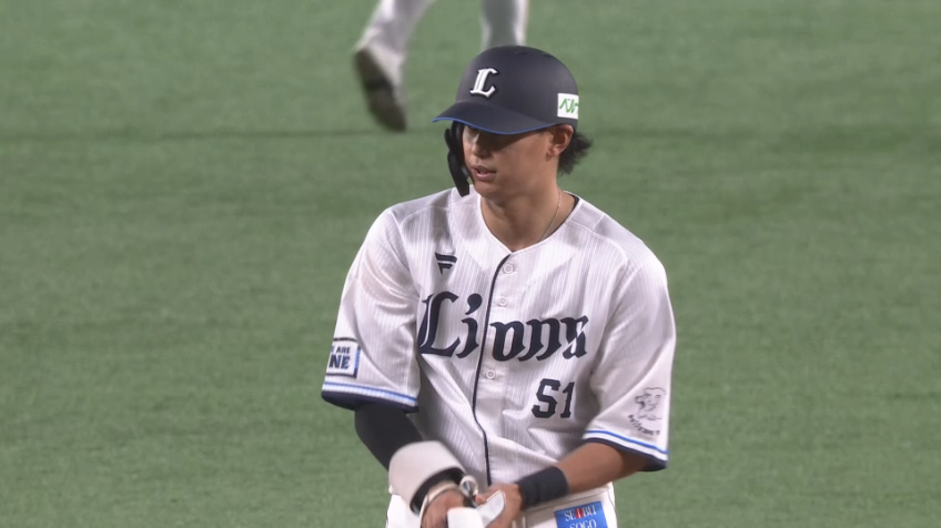 3回表・L西川愛也 レフトへのタイムリーヒットを放つ!!