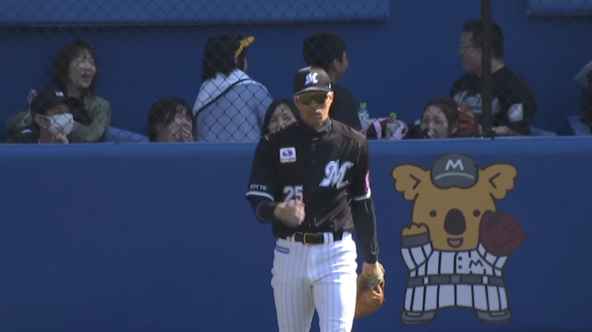 3回表・M岡大海 フェンス際でのファインプレーで追加点を許さない!!