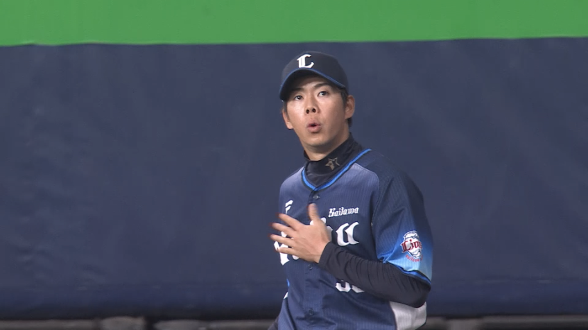4回裏・L松原聖弥 ホーム生還は許さない!! 華麗なスライディングで進塁を阻止!