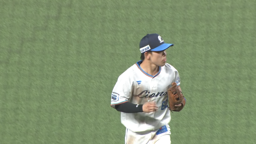 8回表・L滝澤夏央 再三のファインプレーで魅せる!!