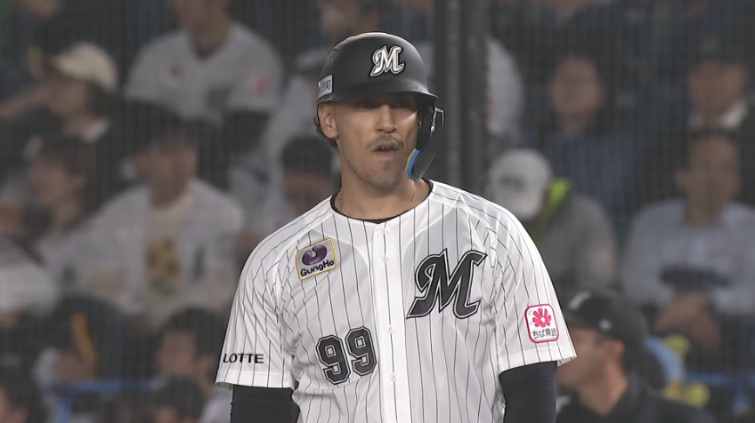 3回裏・Mソト 1点差に迫るタイムリーヒット!!