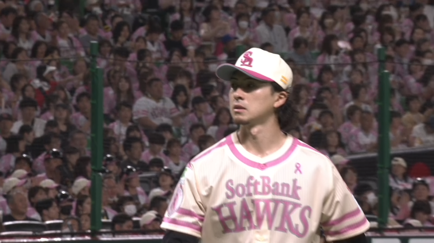 8回表・H上沢直之 最後は打たせて取った!! 8回無失点!!