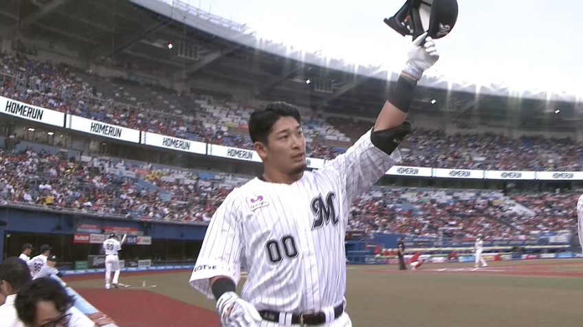 1回裏・M池田来翔 レフトへの先制ソロホームランを放つ!!