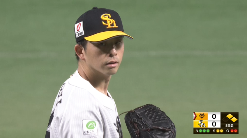 8回表・H大関友久 ピンチを招くも最後は空振り三振!!