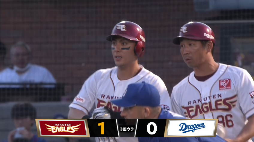 3回裏・E村林一輝 右中間への貴重な先制タイムリー!!