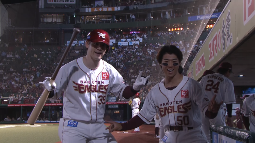 6回裏・E伊藤裕季也 4番に入り今季第1号のソロホームラン!!