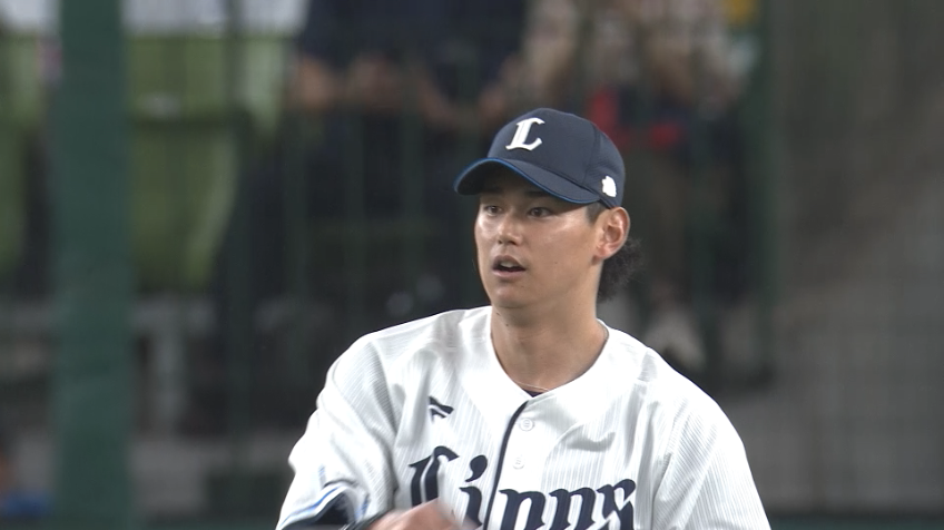 1回表・L西川愛也 持ち前の守備力!! ヒット性の打球をナイスキャッチ!!