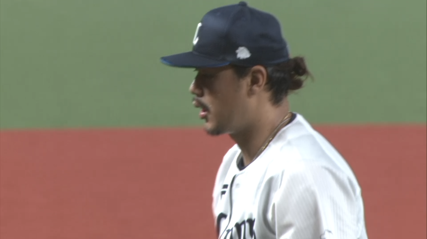 8回表・L高橋光成 最後は空振り三振!! 8回115球1失点の好投!!