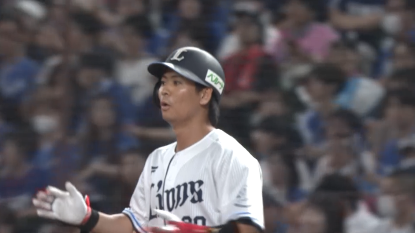 9回裏・L仲田慶介 ついに出た!! ファン待望の移籍後初安打!!