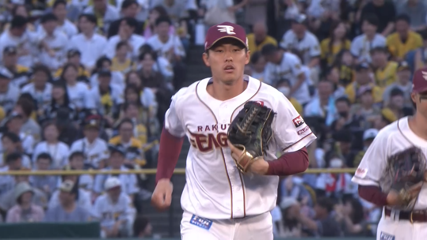 2回表・E辰己涼介 完璧なバックホームで失点を防ぐ!!