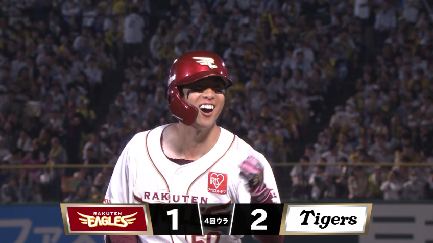 4回裏・E武藤敦貴 ライトへの逆転タイムリー3ベースを放つ!!