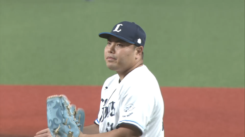 9回表・L平良海馬 リーグトップの16セーブ目!! 最後はセカンドゴロに抑える!!