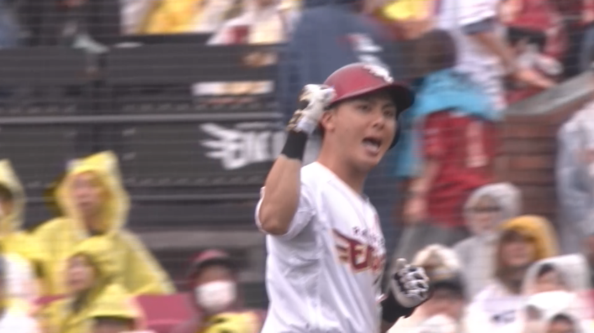 5回裏・E村林一輝 センターへタイムリーヒットを放ち1点を返す!!