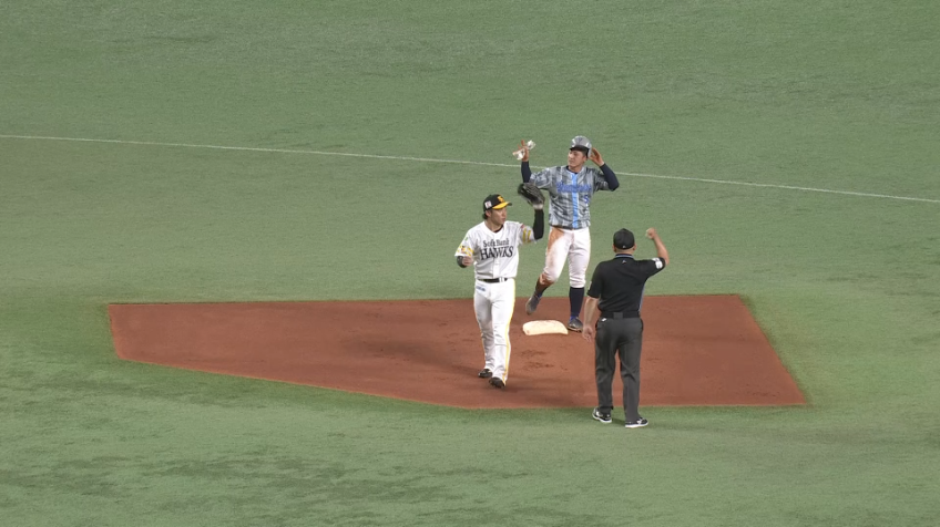 2回表・H渡邉陸 三振ゲッツー!! 正確無比な送球で盗塁を阻止する!!