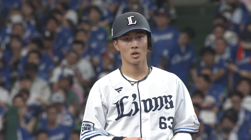 6回裏・L長谷川信哉 絶好調!! レフト線への先制タイムリー2ベース!!