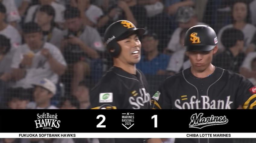 8回表・H近藤健介 勝ち越しの一打!!