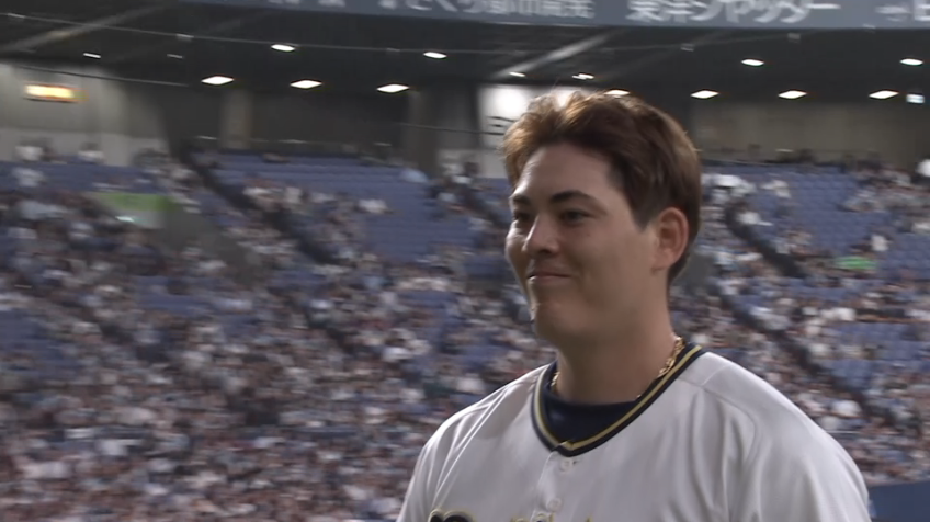 8回表・B九里亜蓮 熱投!! 9回途中136球2失点の好投で6勝目!!