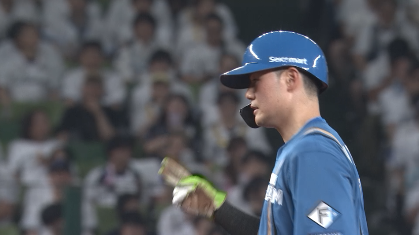 4回表・F清宮幸太郎 盗塁成功しチャンスメイク!!