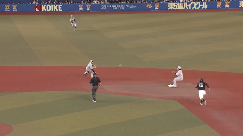 7回表・M友杉篤輝 抜けていればピンチの場面でダブルプレー!!