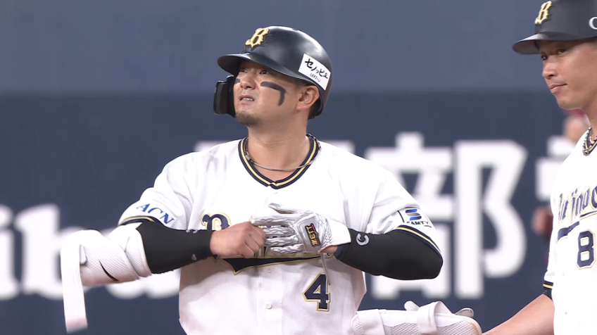 3回裏・B森友哉 左中間を破る勝ち越しのタイムリー2ベースを放つ!!