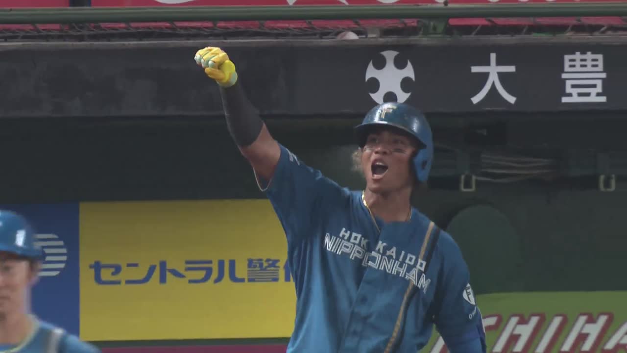 8回表・F水谷瞬 打った瞬間の一発!! レフトへの勝ち越しHR!!