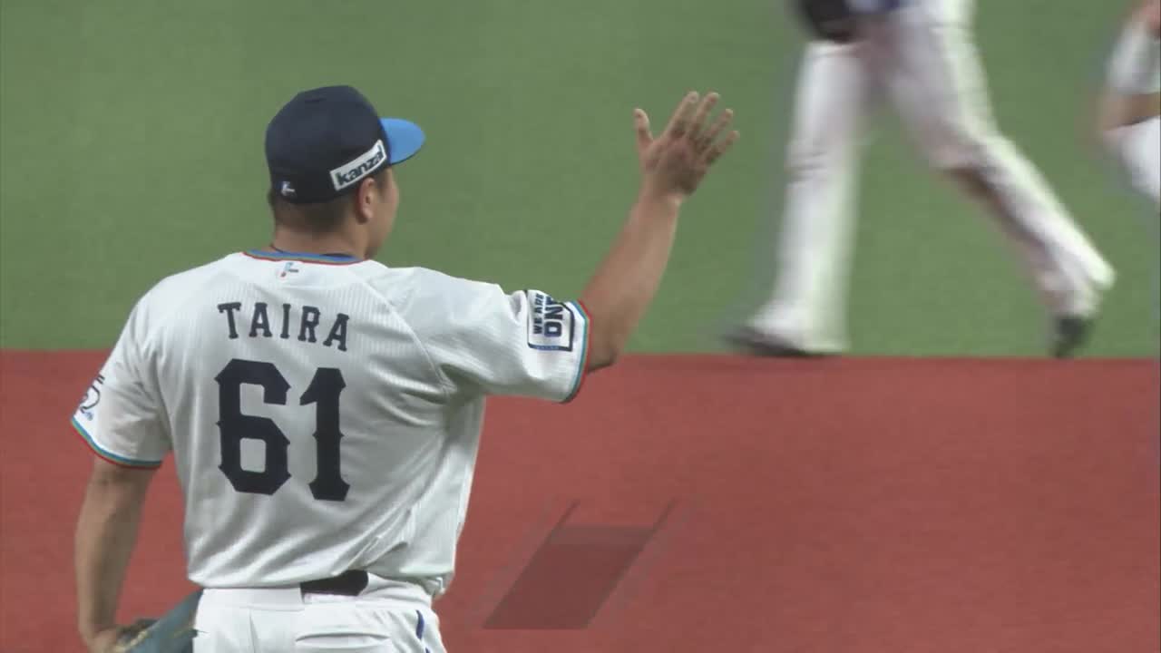 9回表・L平良海馬 最終回を3人で締め、チームを勝利に導く!!