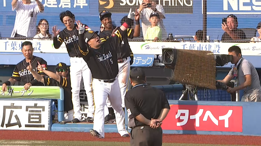 2回表・H山川穂高 完璧どすこい!! 先制の第11号ソロホームラン!!