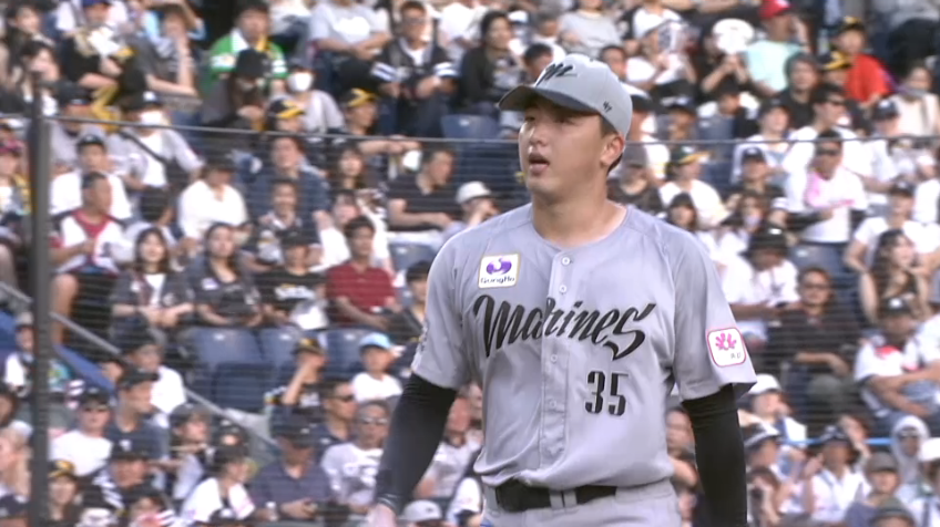 3回表・M田中晴也 早くも7奪三振!! ランナー背負うも空振り三振を奪い吠える!!