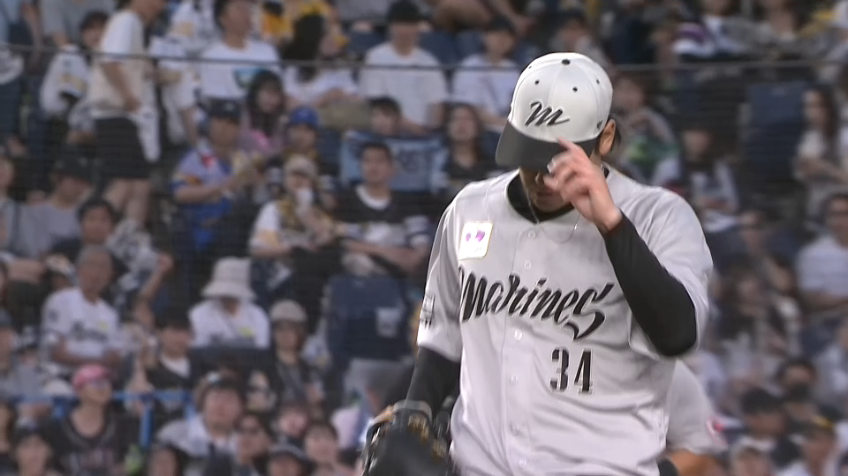 7回表・M高野脩汰 圧巻!! 3者連続フォークボールで空振り三振を奪い無失点に抑える!!