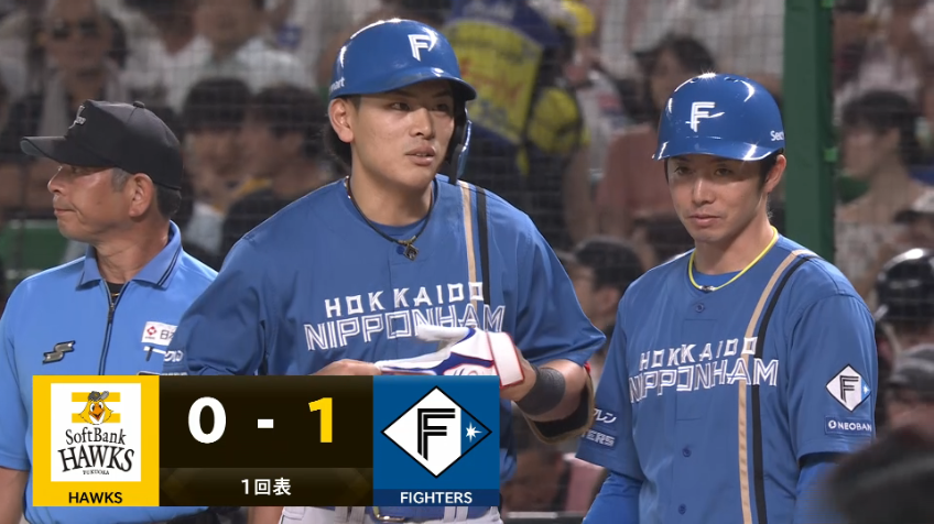 1回表・F野村佑希 ショートゴロの間に先制点を奪う!!