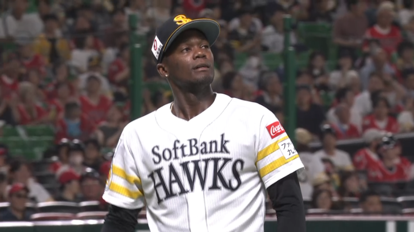 1回表・Hモイネロ 初回から3奪三振の堂々ピッチング!!