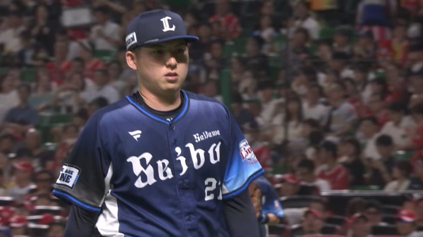 7回裏・L武内夏暉 地元福岡で躍動!! 7回8奪三振無失点の好投!!