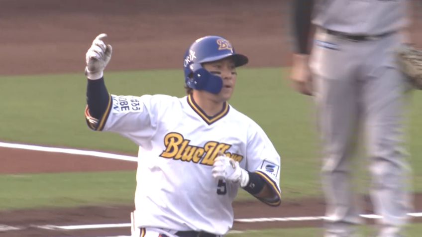 1回裏・B西野真弘 チーム3本目!!今季第3号2ランホームランで追加点!!