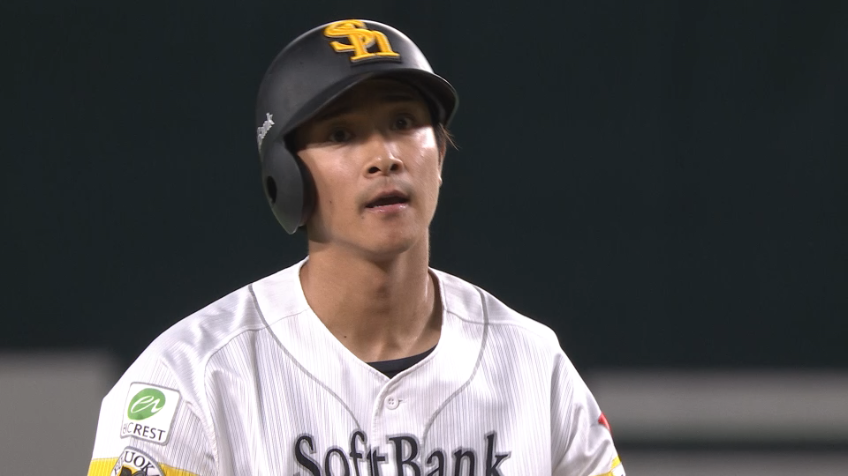 5回裏・H柳町達 レフトフェンス直撃のタイムリー2ベースで勝ち越し!!