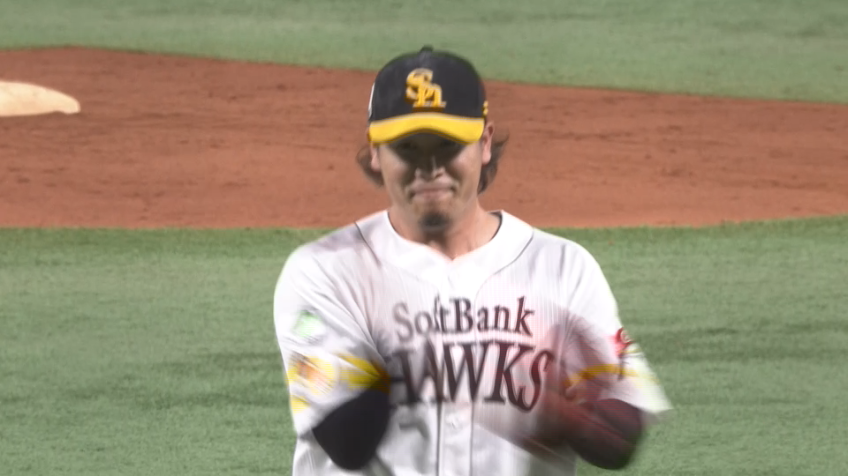 9回表・H杉山一樹 完璧な投球!! 3者連続三振でゲームを締めくくる!!