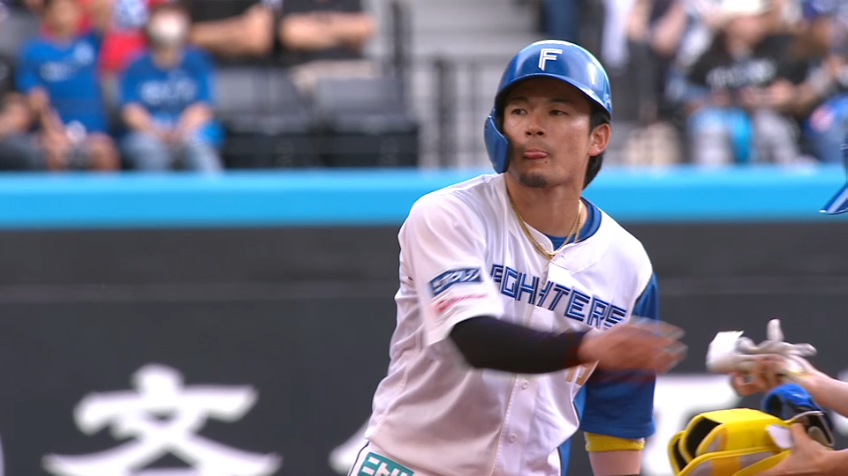 8回裏・F水野達稀 逆方向へ追加点となるタイムリー2ベースを放つ!!