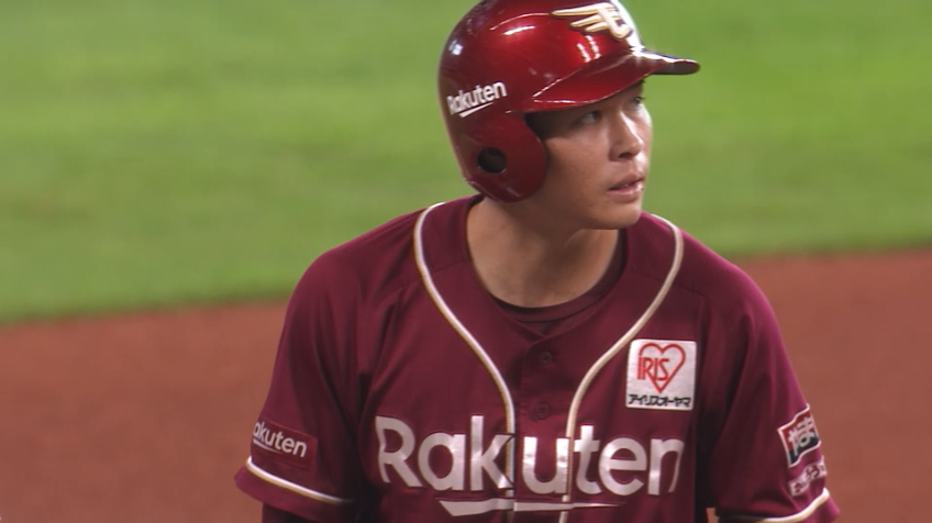 6回表・E中島大輔 右中間へのタイムリー3ベースで同点に追いつく!!