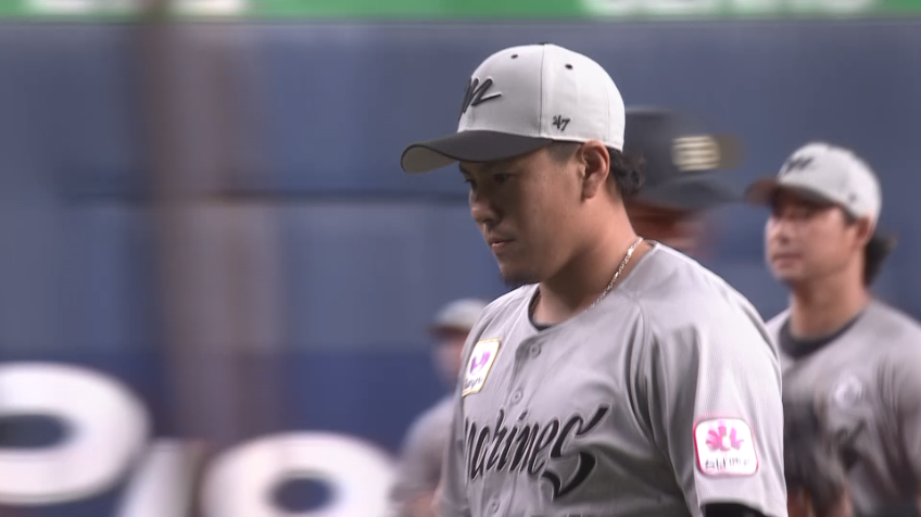 5回裏・M東妻勇輔 ピンチの場面で登板して火消しに成功!!