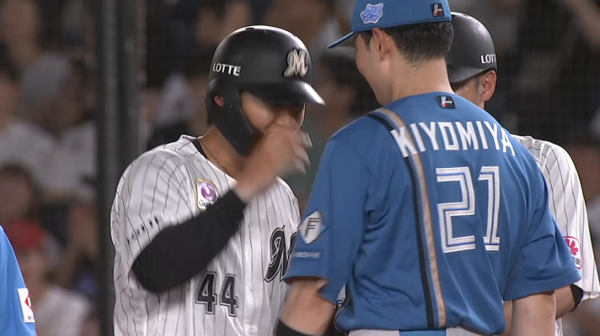7回裏・M宮崎竜成 初球を打ってプロ初ヒット!!
