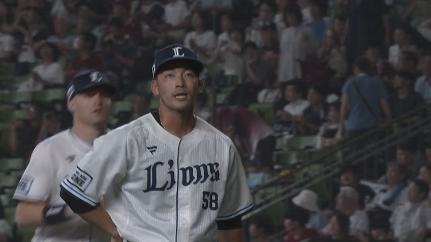 9回表・L中村祐太 今季初登板で3者凡退に抑える好投!!